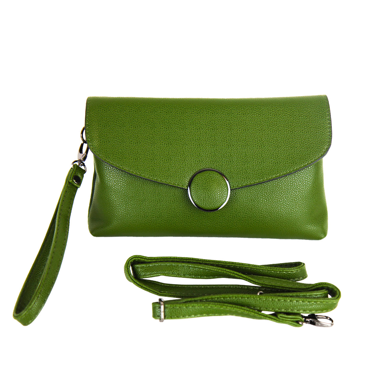 Buy Quality Leather Designer Pattern Green Crossbody Bag With Strap For Women In USA Zeekas